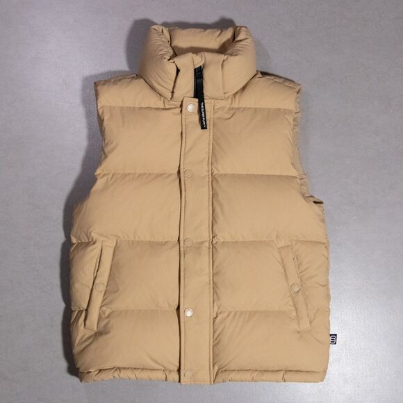 Aritzia Jackets & Blazers - Aritzia The Super Puff Shortie Goose Down Puffer Vest Tan Womens Small (No Hood)